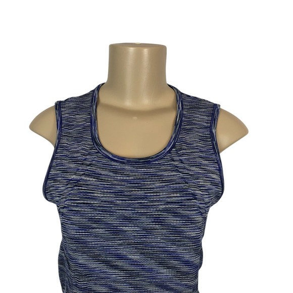 Athleta Breathe Spacedye Tank Top Size M Sleeveless Athletic Yoga Gym Activewear - Picture 2 of 7